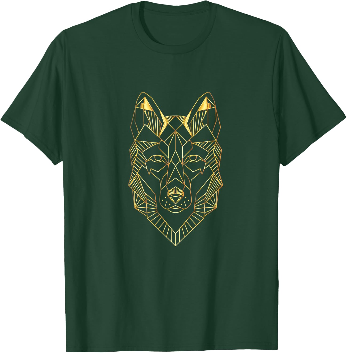 Golden Wolf T-Shirt - T-Shirt | Forest