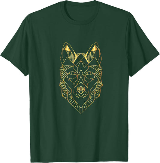 Golden Wolf T-Shirt - T-Shirt | Forest