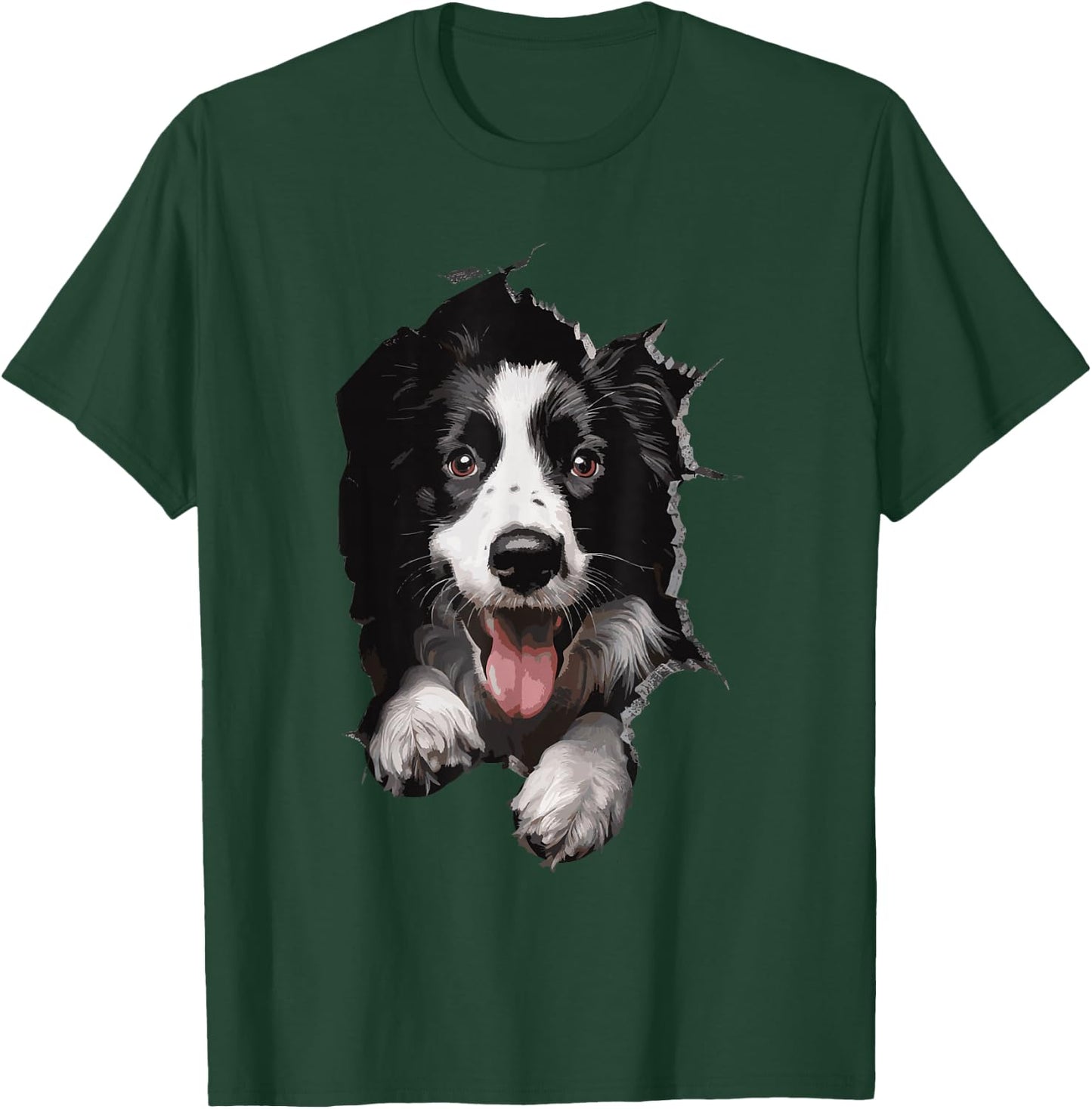 Border Collie T-Shirt - T-Shirt | Forest