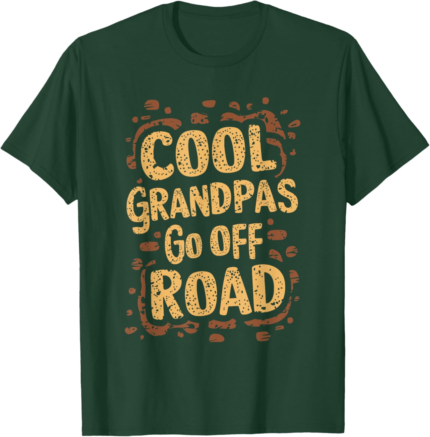 Cool Grandpas Go Off Road T-Shirt - T-Shirt | Forest