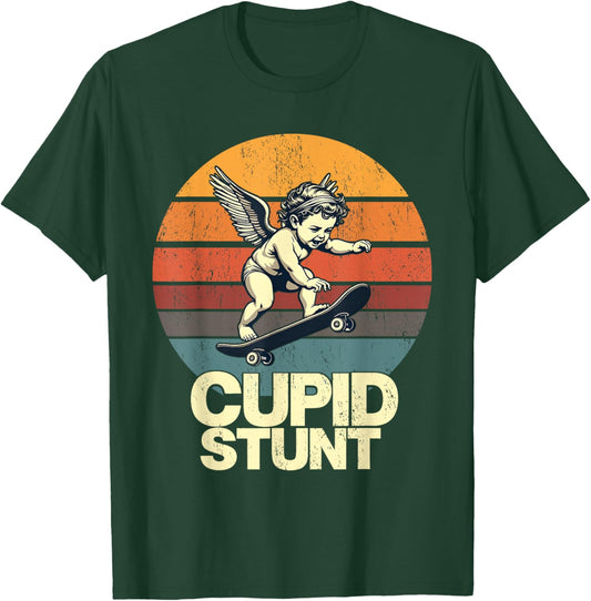 Cupid Stunt Funny Sarcastic Offensive Humor Embarrassing T-Shirt - T-Shirt | Forest