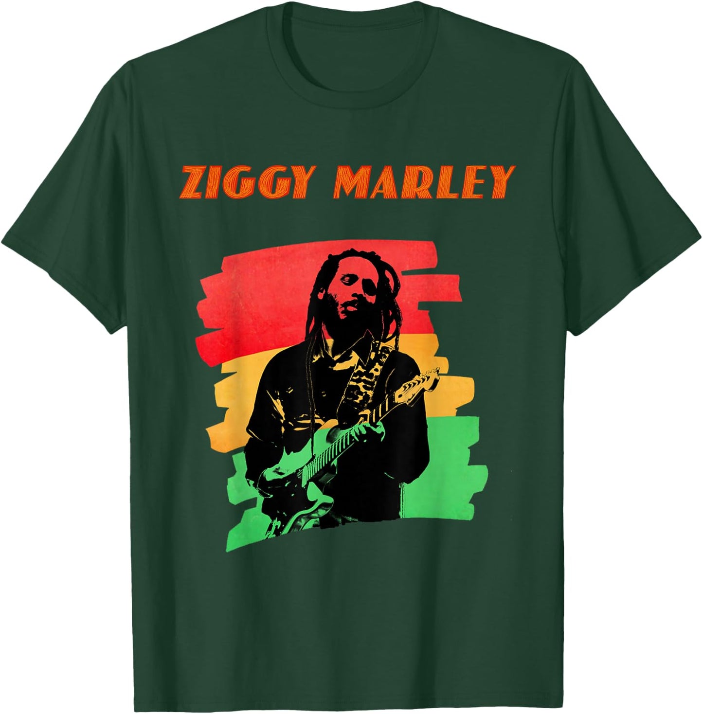 Ziggy Marley - Official Merchandise - Red Green Gold T-Shirt - T-Shirt | Forest