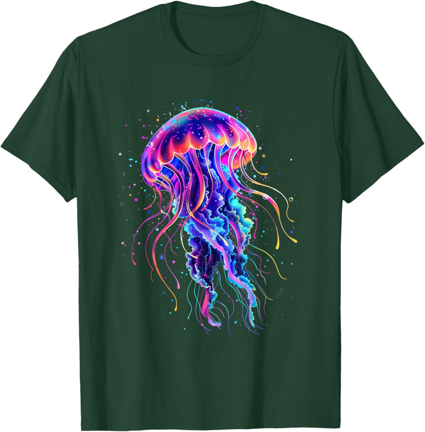 Sea Ocean Jellyfish Marine Mammal Ocean Sea Animal Jellyfish T-Shirt - T-Shirt | Forest