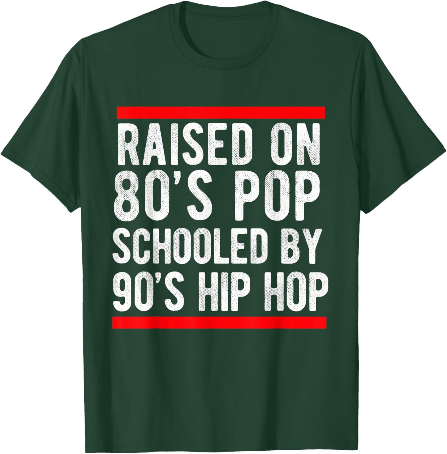Hip Hop Men Women Boys Old School 90s Music 80's Born T-Shirt - T-Shirt | Forest