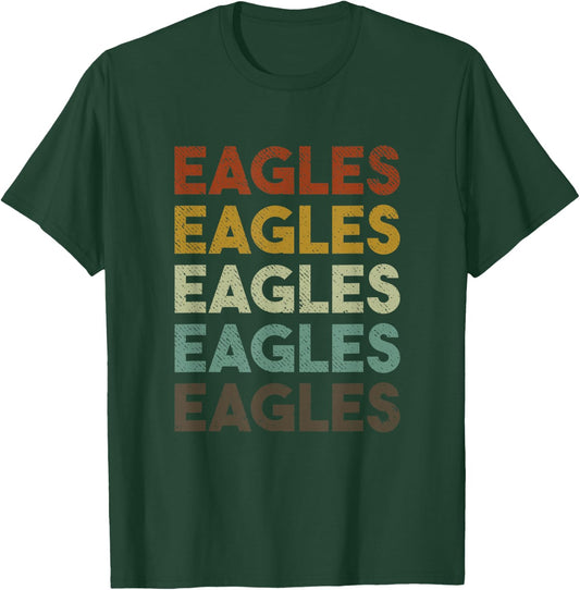 Retro Eagles Vintage 80s Style T-Shirt - T-Shirt | Forest