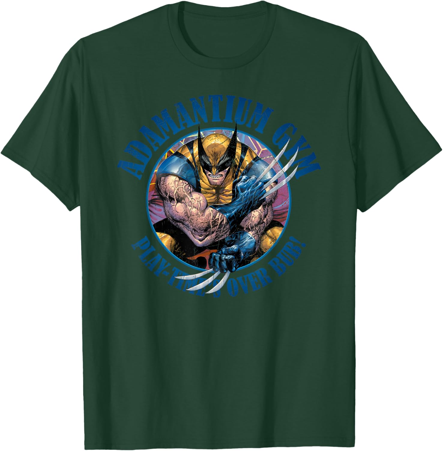 Marvel X-Men Wolverine Adamantium Gym T-Shirt - T-Shirt | Forest