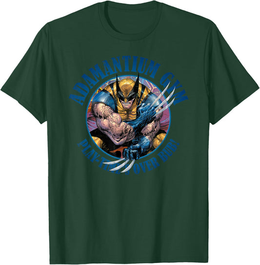 Marvel X-Men Wolverine Adamantium Gym T-Shirt - T-Shirt | Forest