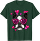 Boston Terrier Valentines Day Shirt Heart Dog Lover T-Shirt - T-Shirt | Forest