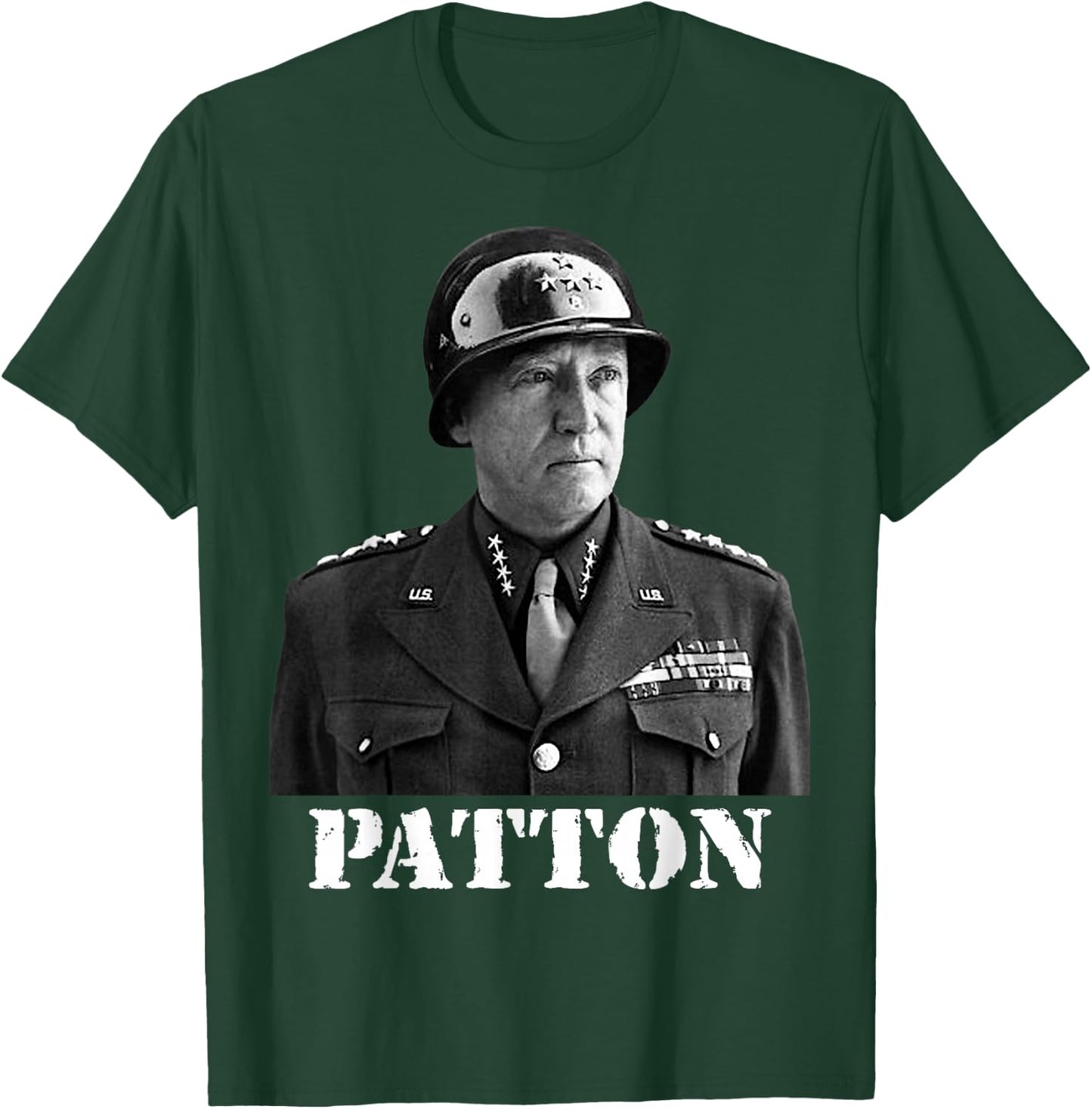 George Patton World War II Victory Memorial Independence Day T-Shirt - T-Shirt | Forest