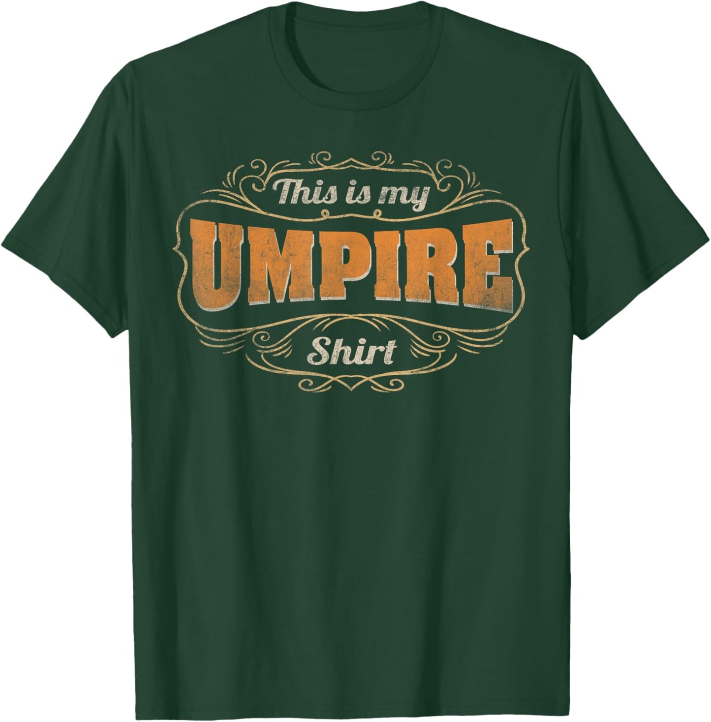 Retro Profession This Is My Umpire T-Shirt - T-Shirt | Forest