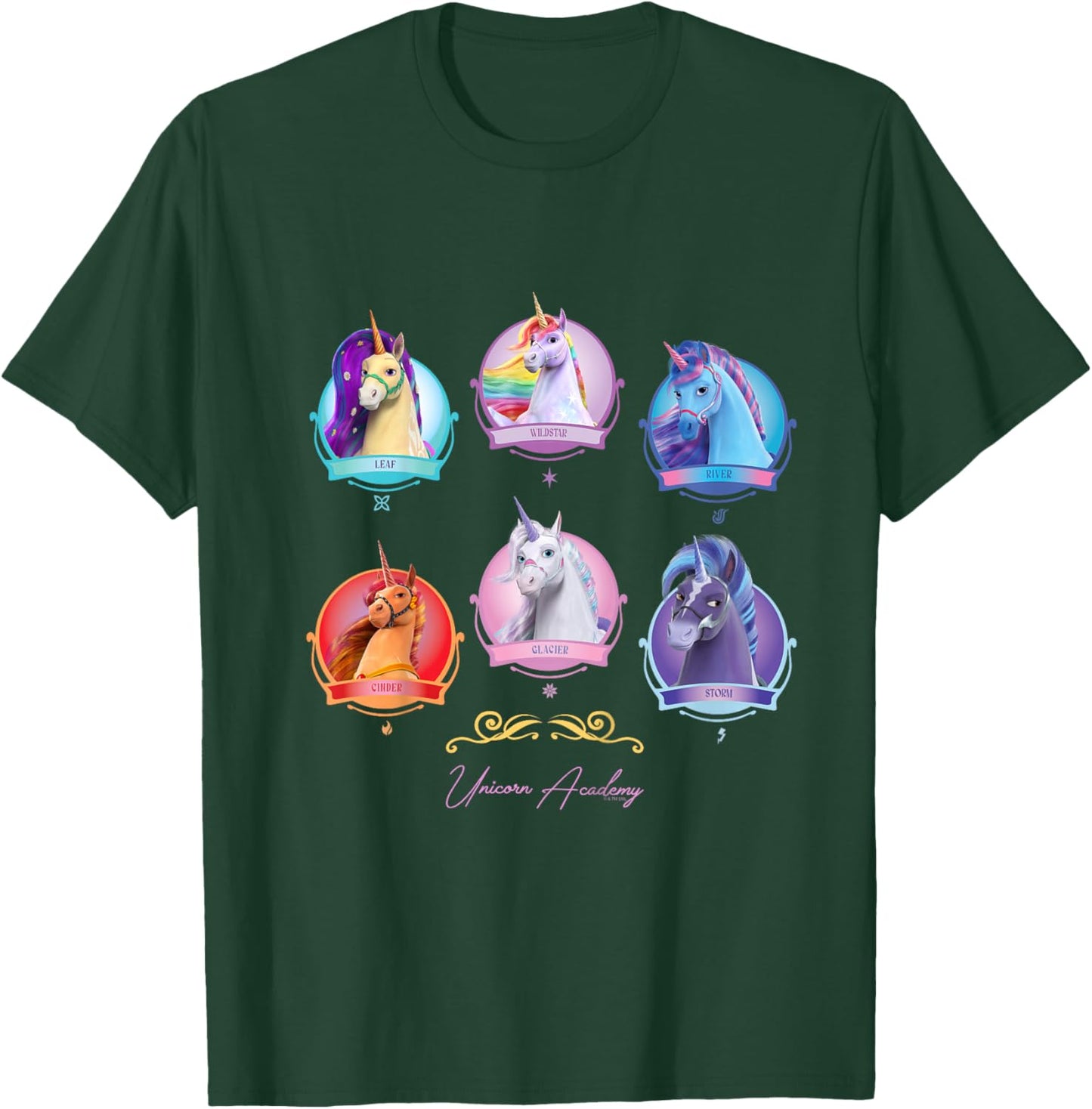 Kids Unicorn Group T-Shirt - T-Shirt | Forest