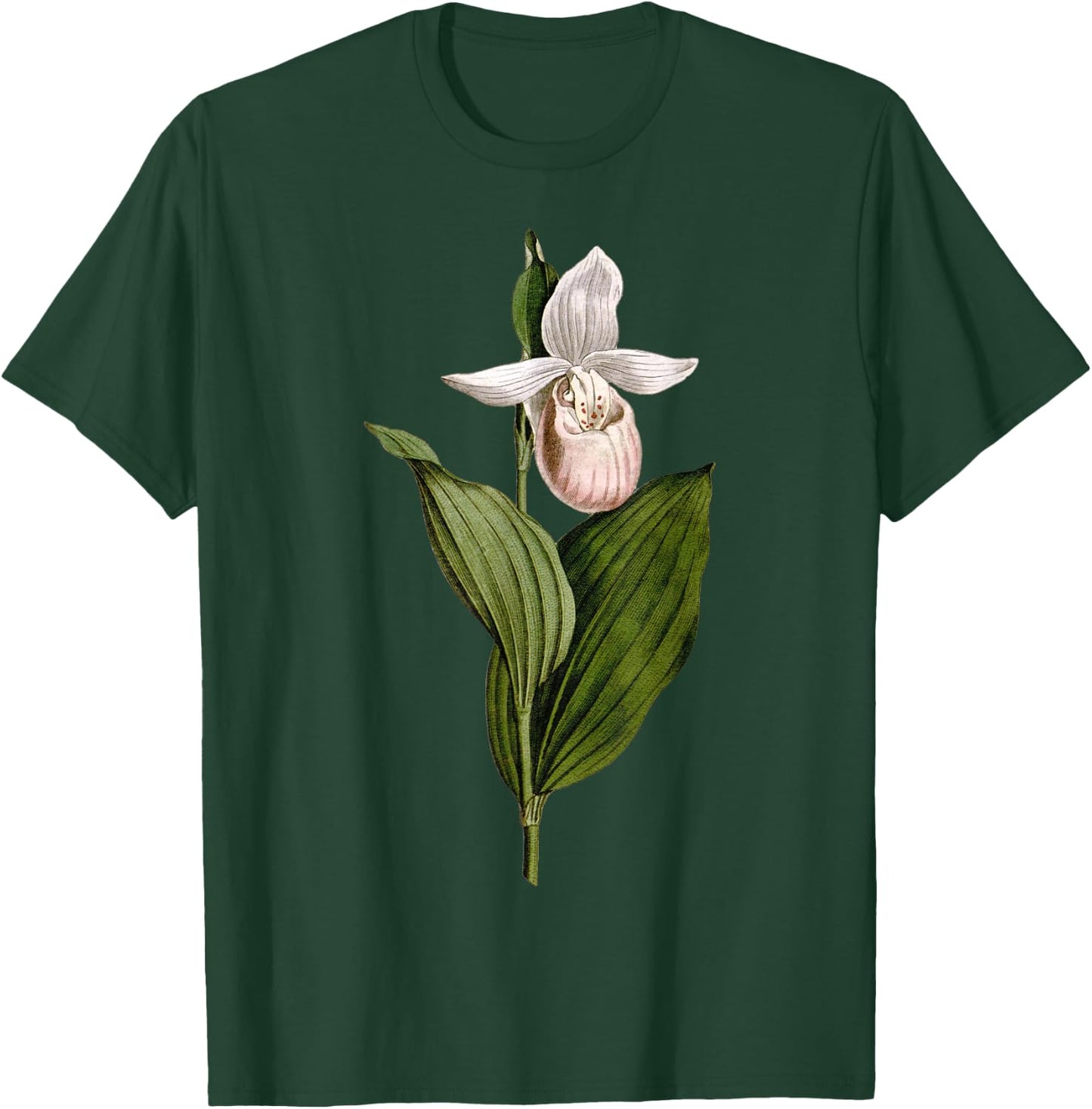 Minnesota Flower State of Minnesota showy lady's slipper T-Shirt - T-Shirt | Forest