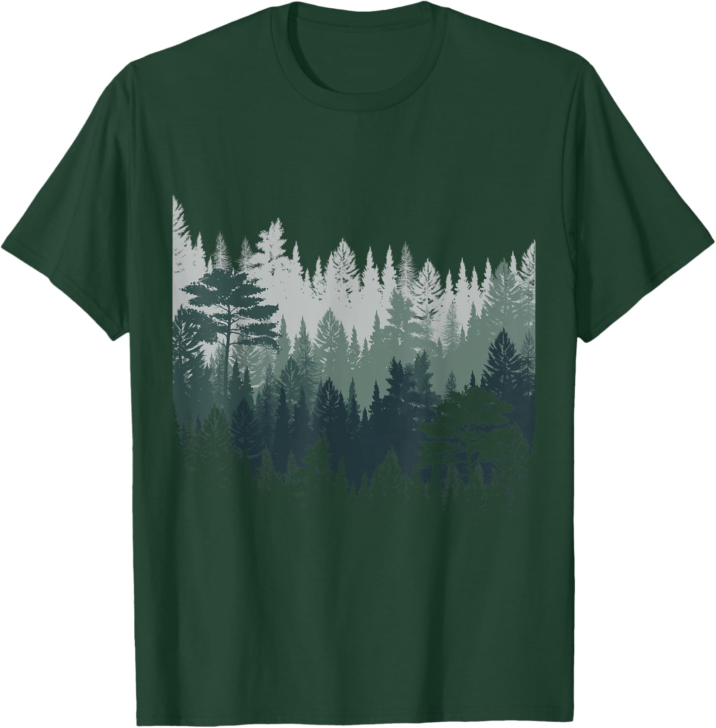 Outdoor Nature Trees Wildlife Night Forest T-Shirt - T-Shirt | Forest