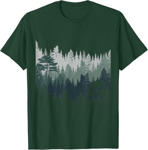 Outdoor Nature Trees Wildlife Night Forest T-Shirt - T-Shirt | Forest