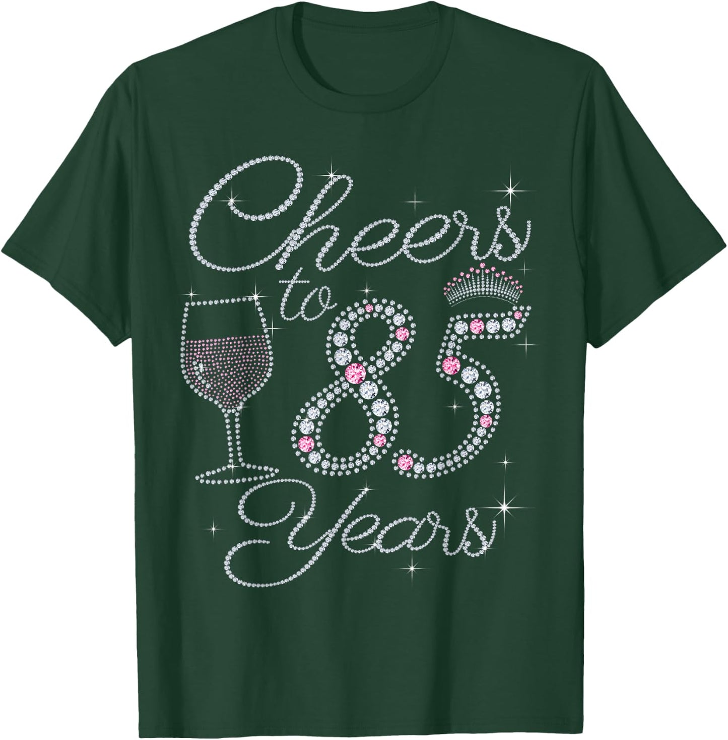 Cheers to 85 Years 1937 85Th Birthday Gift T-Shirt - T-Shirt | Forest