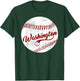 Baseball Washington DC Team, Love Baseball National Pastime T-Shirt - T-Shirt | Forest