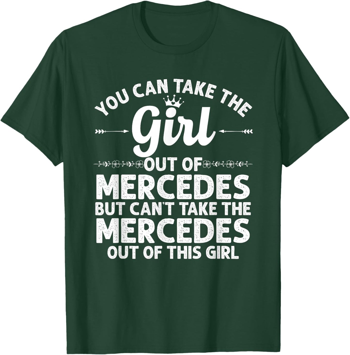 Girl Out of Mercedes TX Texas Gift Funny Home Roots USA T-Shirt - T-Shirt | Forest