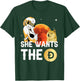 She Wants the Dogecoin Shirt, Hilarious Crypto to the Moon T-Shirt - T-Shirt | Forest