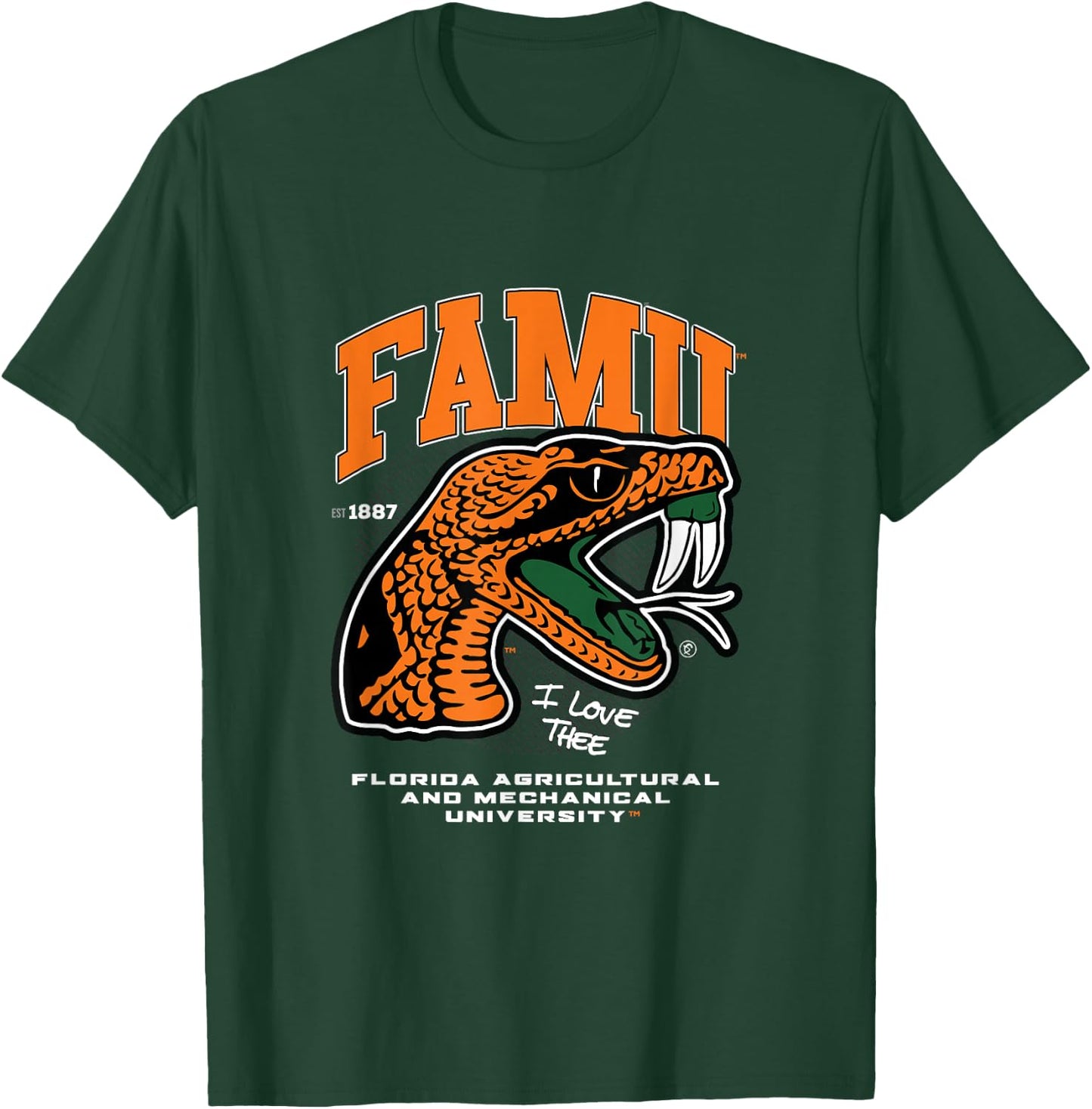 The Yard Essentials - Florida A&M University - FAMU T-Shirt - T-Shirt | Forest
