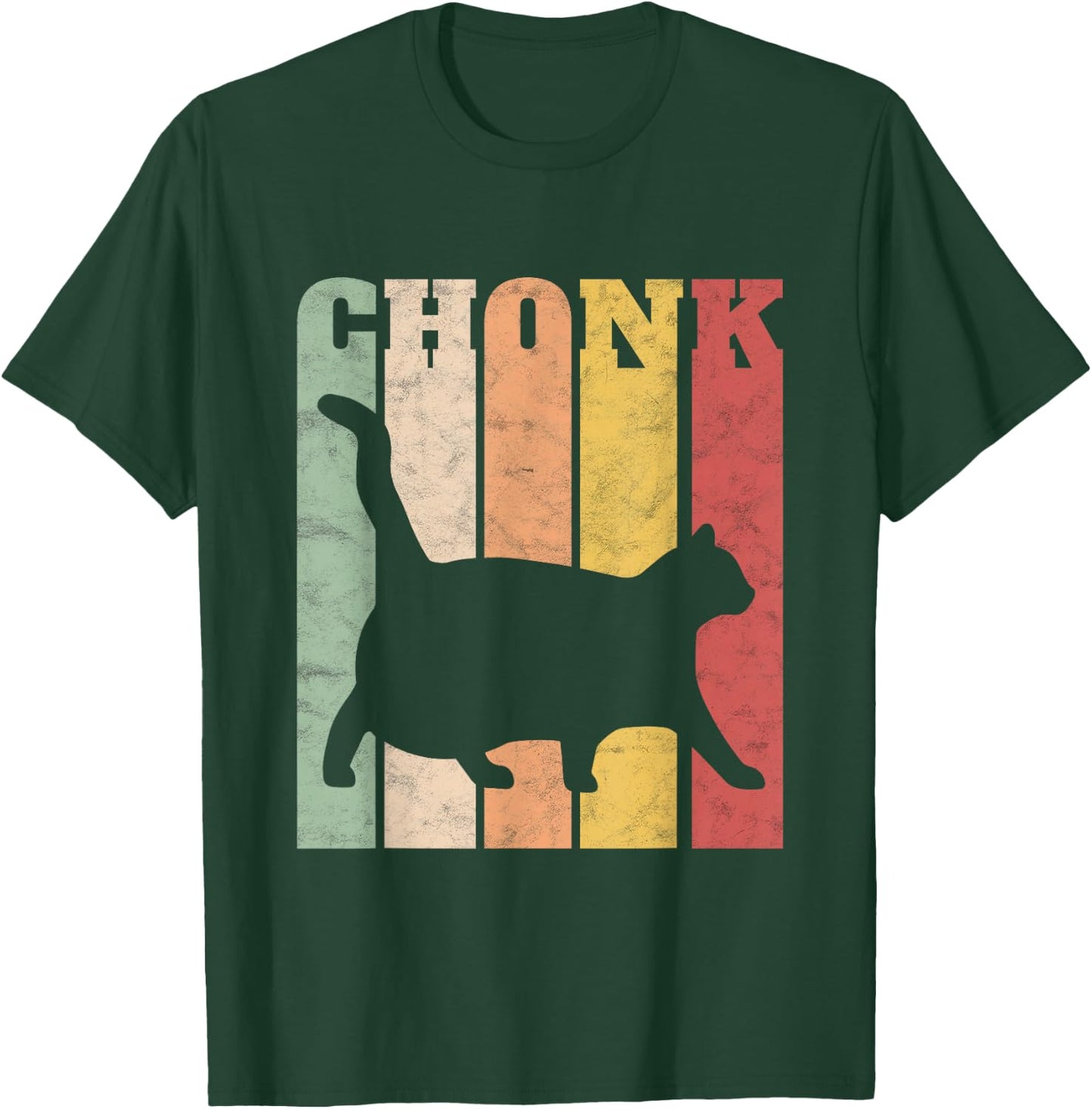 Chonk Scale Cat Meme Chonky Chonk Memes T-Shirt - T-Shirt | Forest