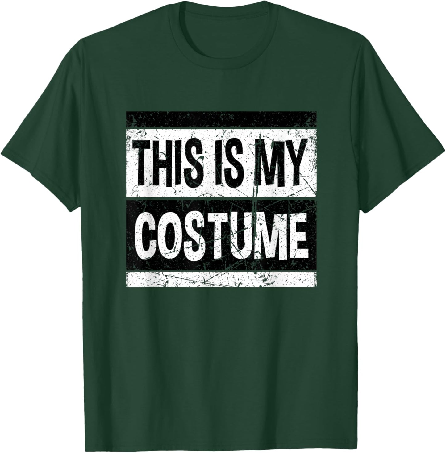 Retro This Is My Costume Shirt Men Women Kids For Halloween T-Shirt - T-Shirt | Forest