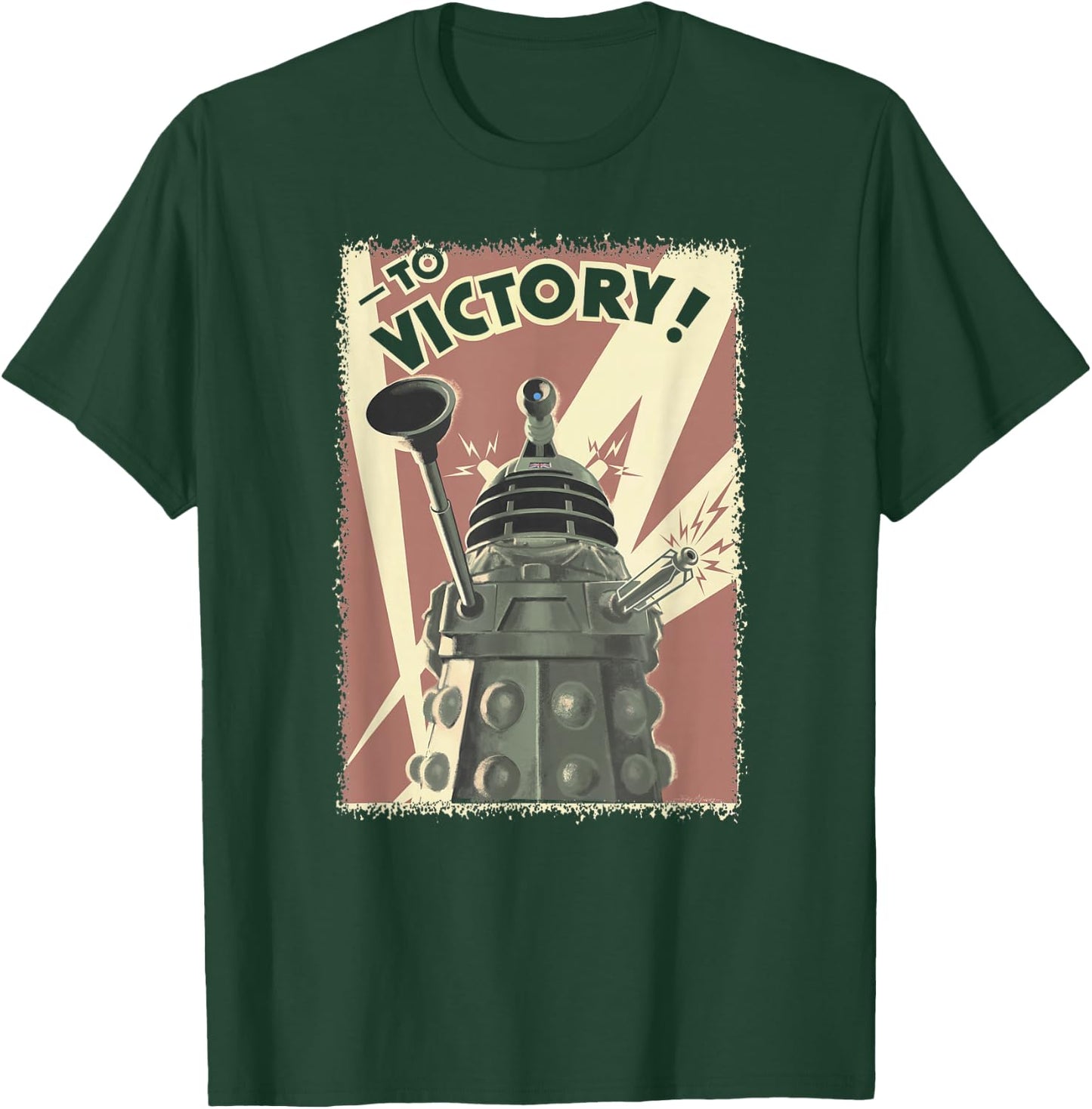 Propoganda Dalek Sci-Fi Fan 60th Anniversary T-Shirt - T-Shirt | Forest
