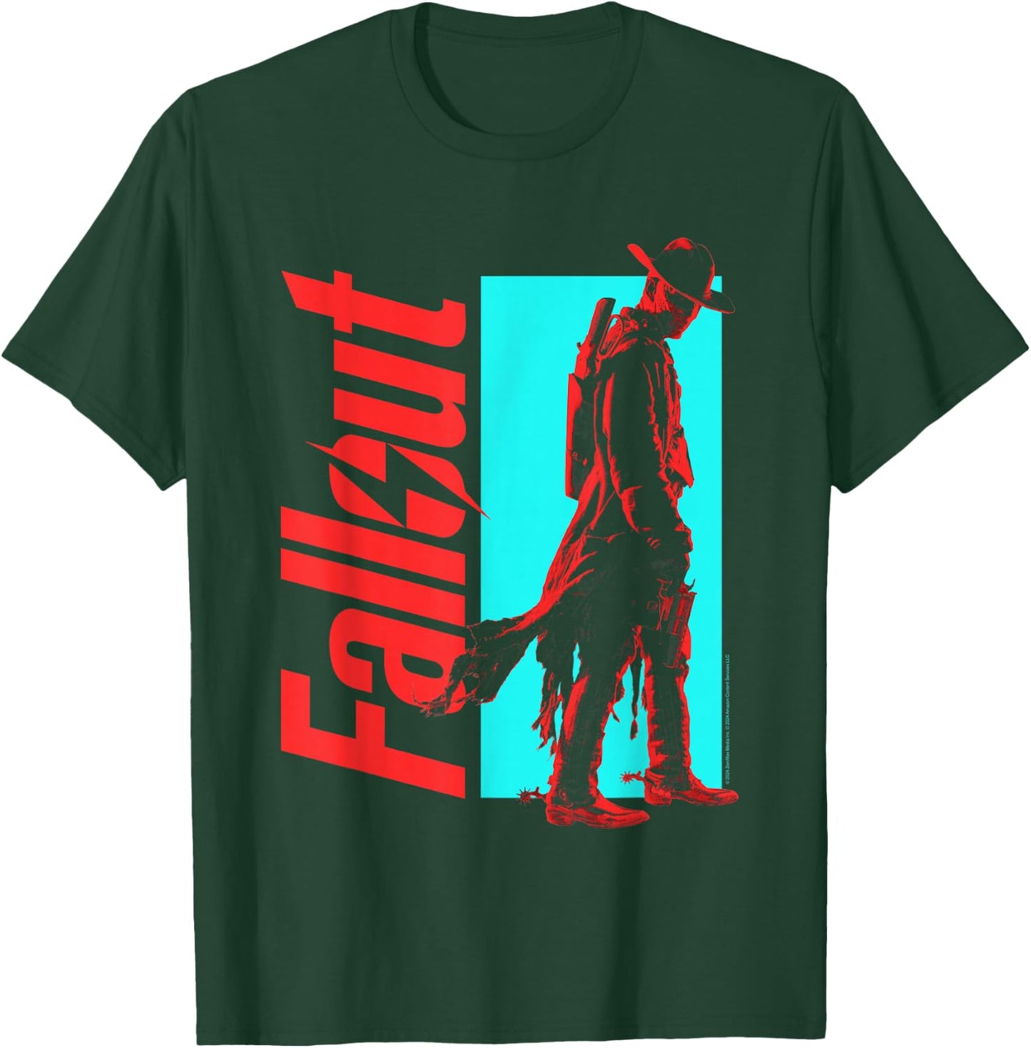 Fallout TV Series Character The Ghoul Boxed Shadow T-Shirt - T-Shirt | Forest