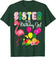 Flamingo Birthday Sister of the Birthday Girl Flamingo Bday T-Shirt - T-Shirt | Forest