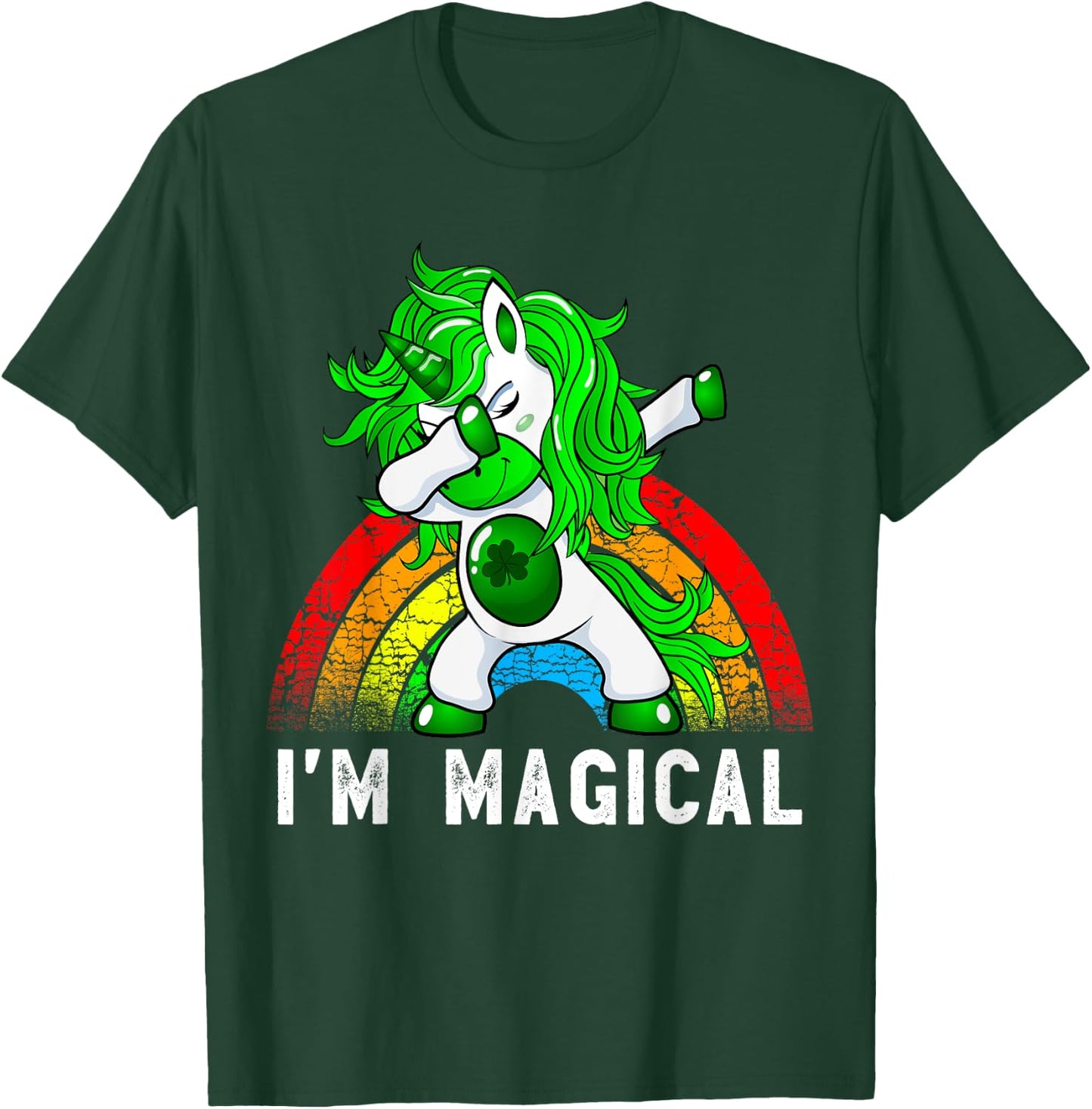 Kids St Pattys Day Shirt by RobustCreative - Baby & Toddler St Patrick's Day - Black, Short Sleeve, Classic Fit, Cotton 60% Polyester 40% T-Shirt - T-Shirt | Forest