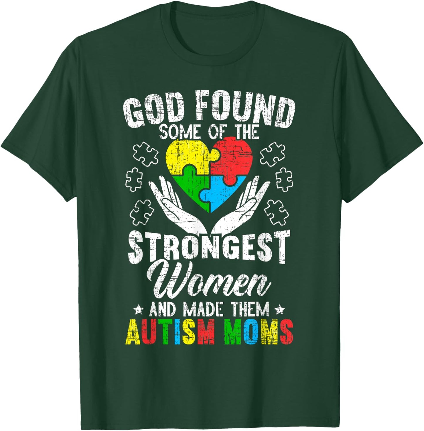 Autism Mom ASD Awareness Autism Spectrum Disorder Mother T-Shirt - T-Shirt | Forest