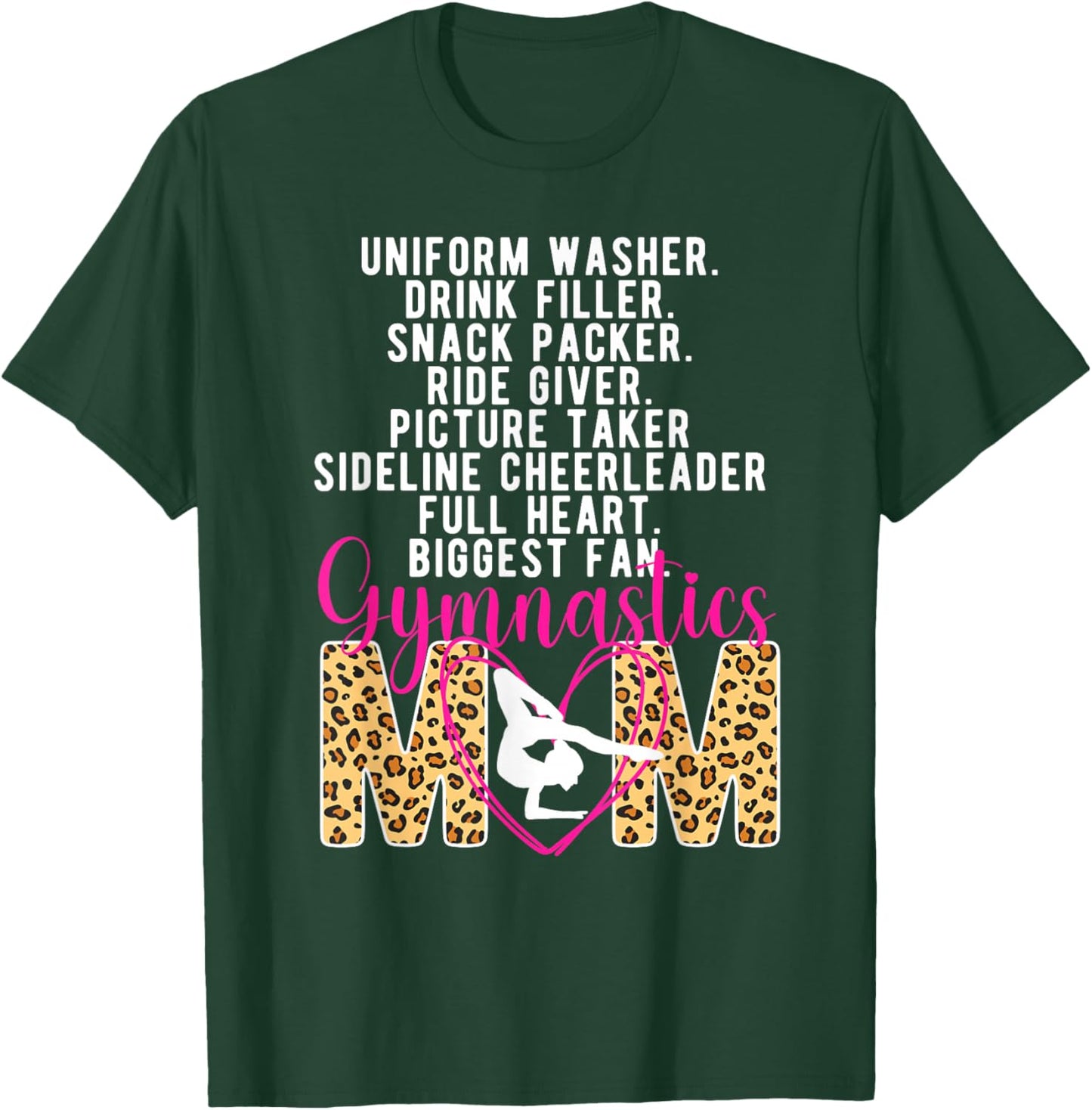 Gymnastics Mom Definition Mom Of A Gymnast Mother T-Shirt - T-Shirt | Forest