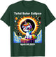 Solar Eclipse 2024 Total Eclipse April 8th 24 Unicorn T-Shirt - T-Shirt | Forest