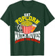 Retro Movie Night Gift Film Food Lover Popcorn T-Shirt - T-Shirt | Forest