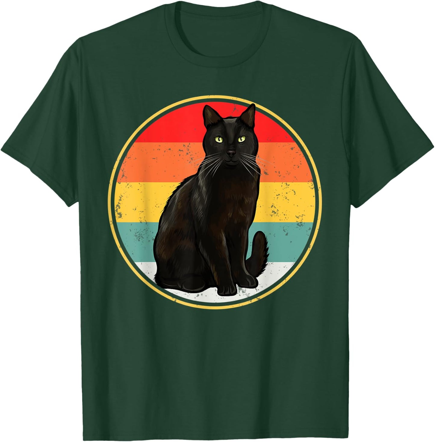 Funny Vintage Sunset Bombay Cat T-Shirt - T-Shirt | Forest