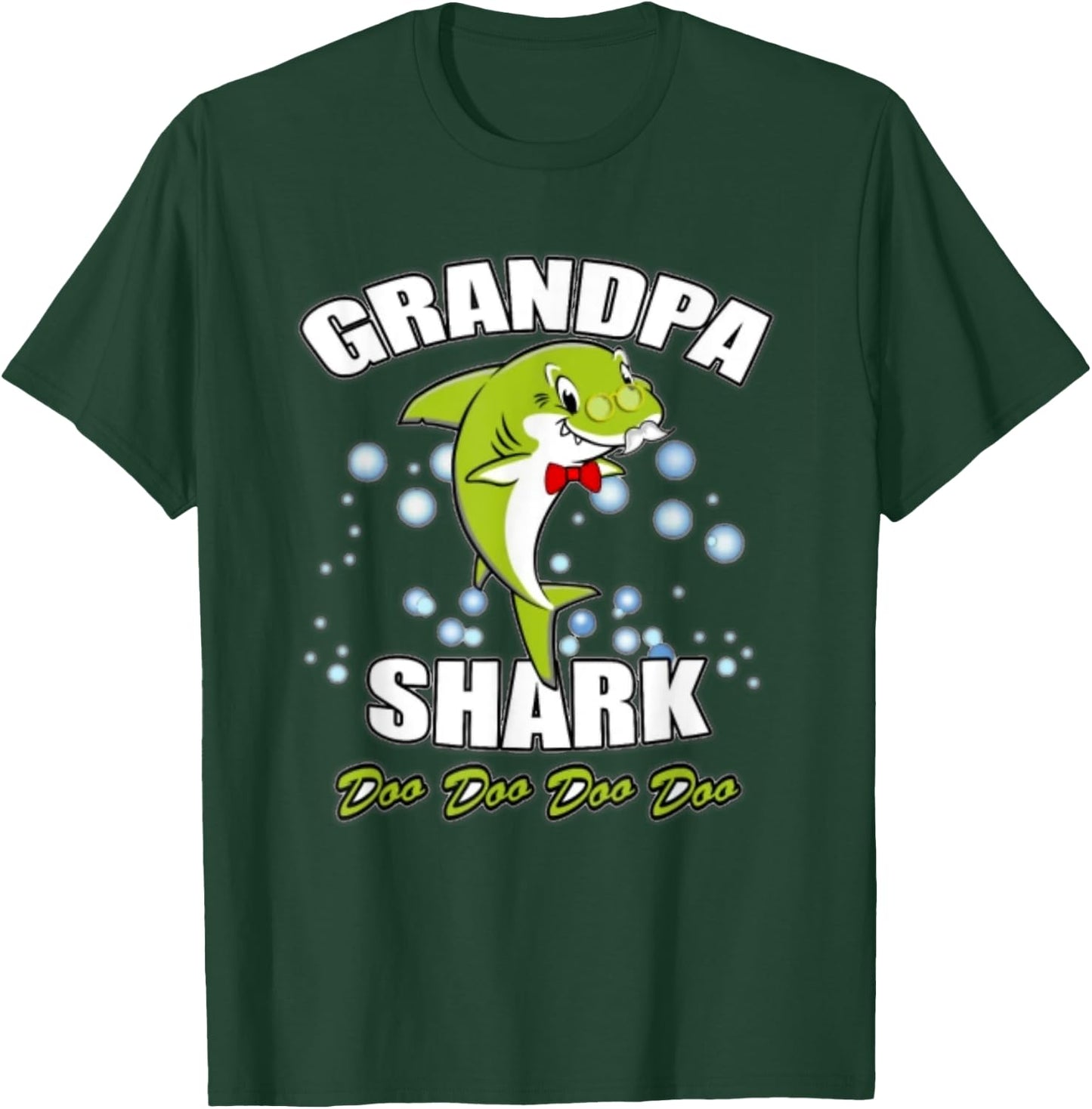 Pinkfong Grandpa Shark Official Product T-Shirt - T-Shirt | Forest