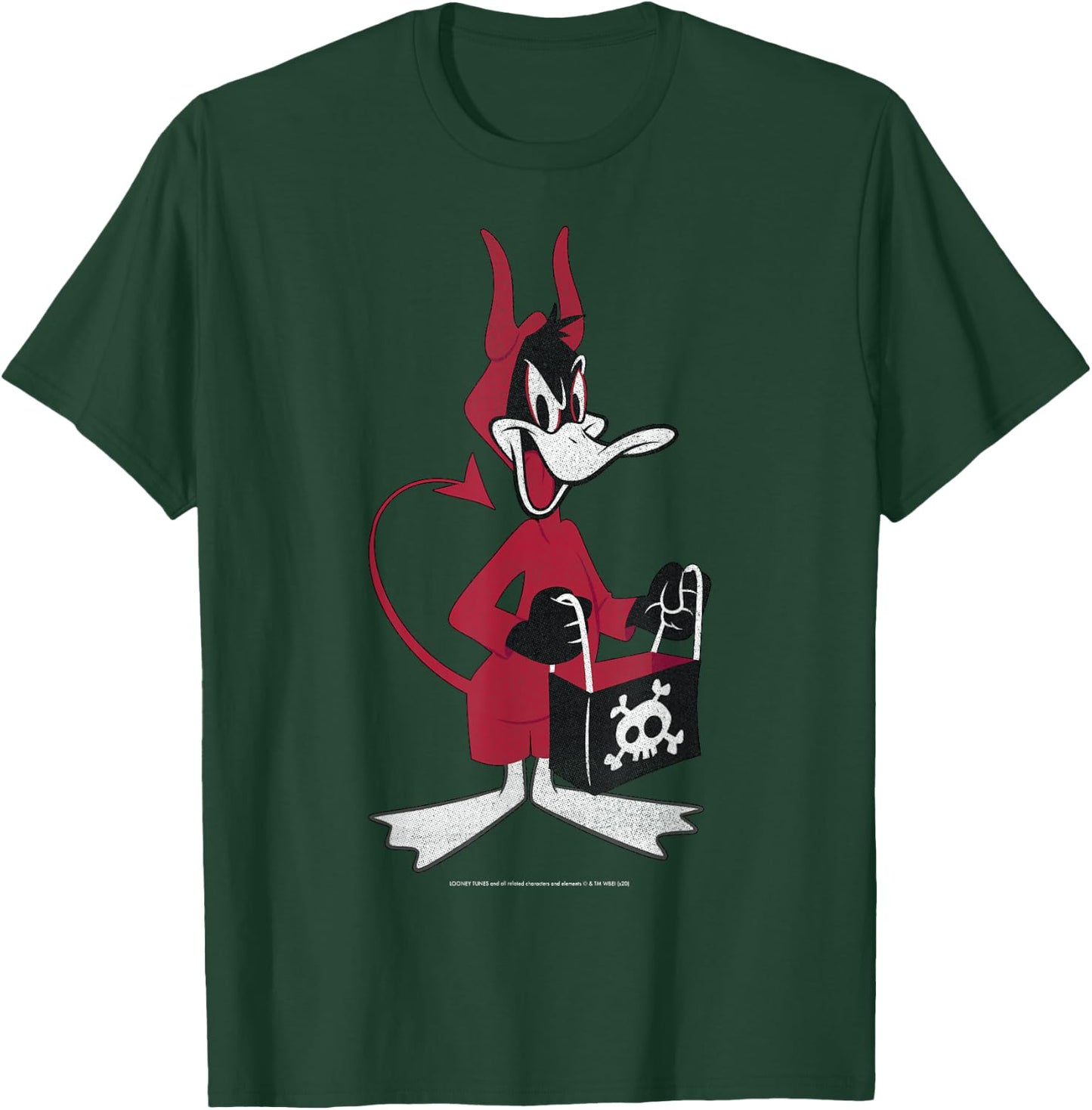 Looney Tunes Daffy Devil Costume Halloween T-Shirt - T-Shirt | Forest