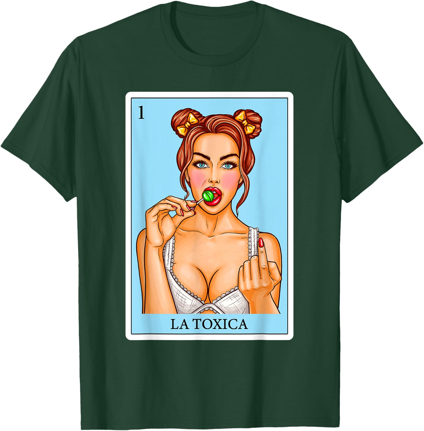 Toxica Women Gifts Spanish-Mexican Bingo Girls - La Toxica T-Shirt - T-Shirt | Forest