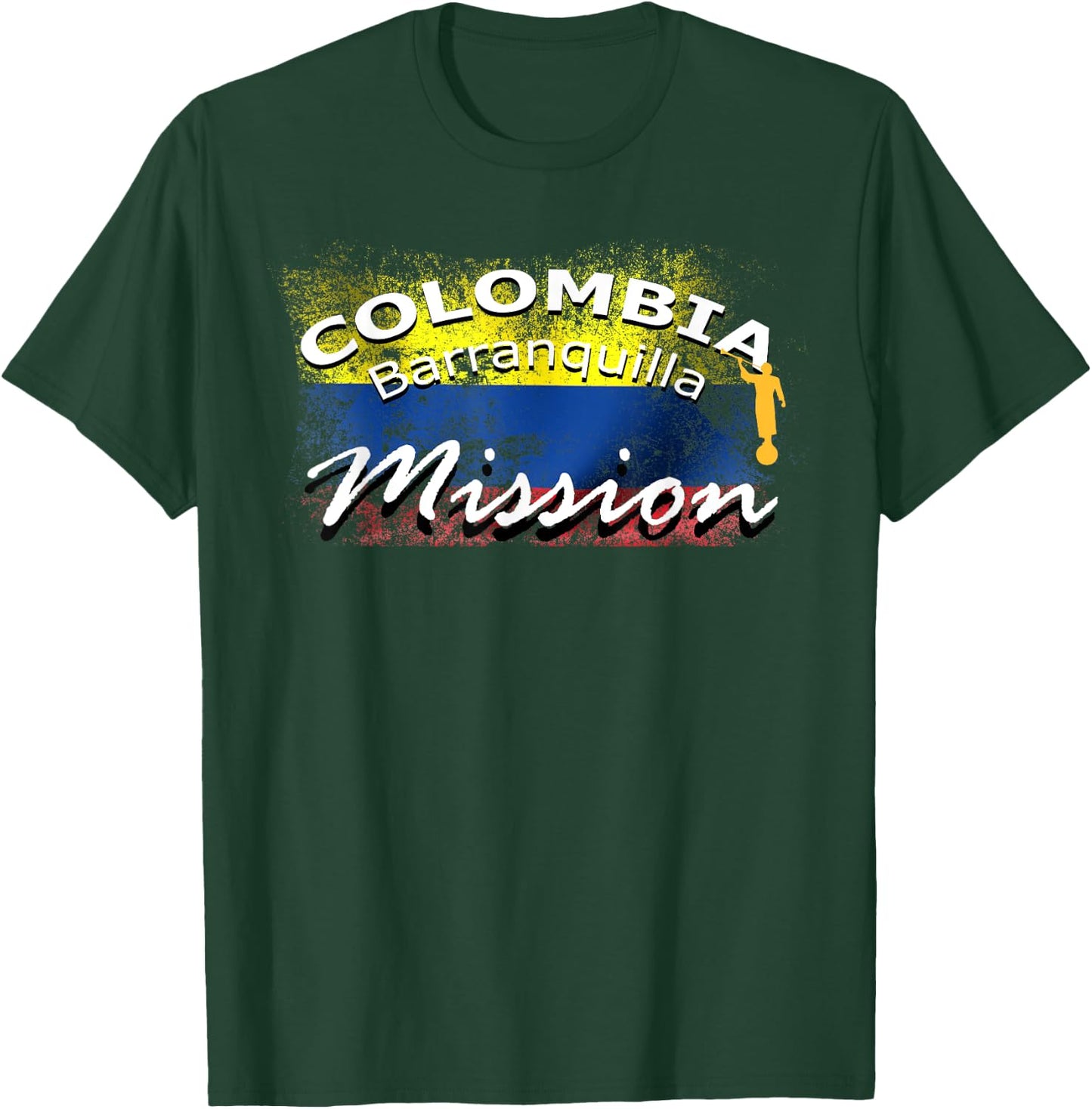 Colombia Barranquilla Mormon LDS Mission Missionary Gift T-Shirt - T-Shirt | Forest