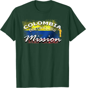 Colombia Barranquilla Mormon LDS Mission Missionary Gift T-Shirt - T-Shirt | Forest