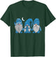Sleepy Moon Winter Gnomes Pajamas T-Shirt - T-Shirt | Forest