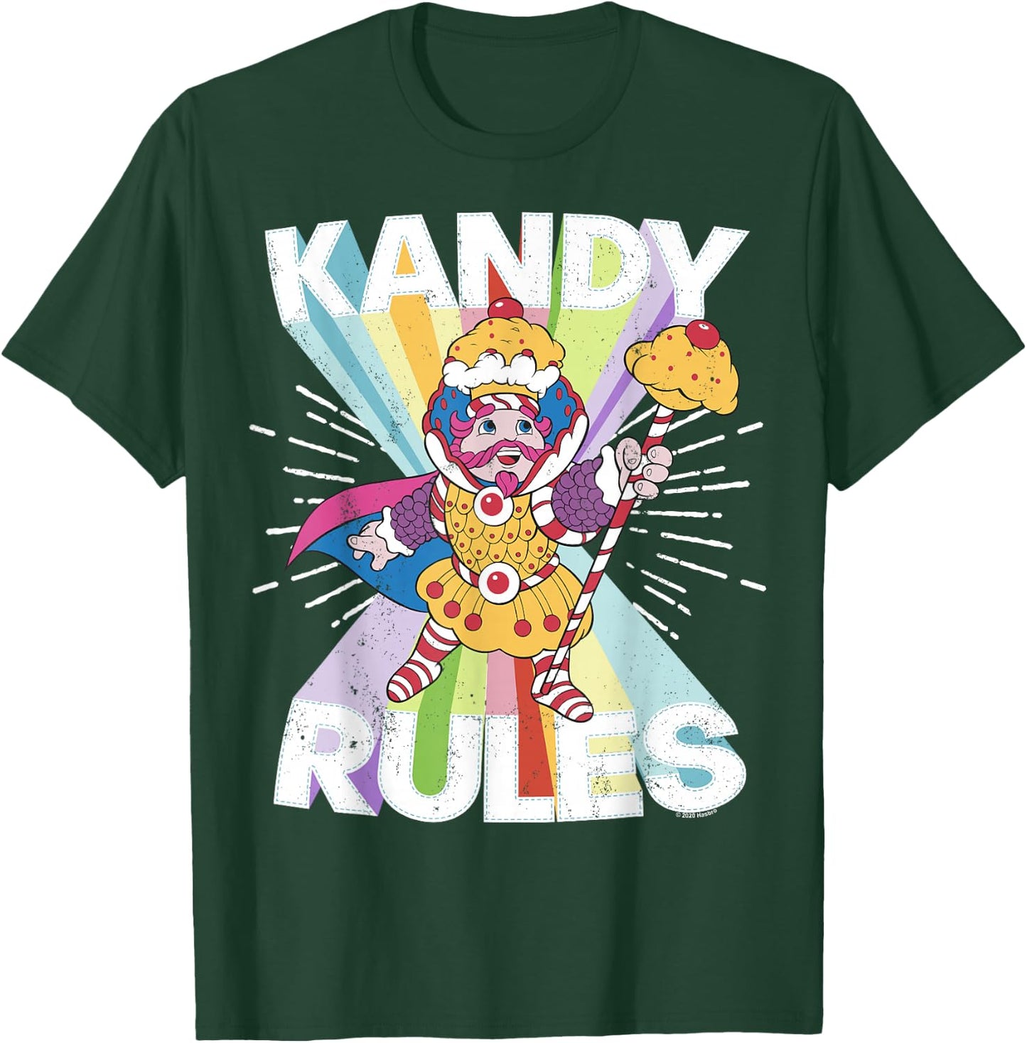 Candy Land Kandy Rules Rainbow King Kandy Vintage T-Shirt - T-Shirt | Forest
