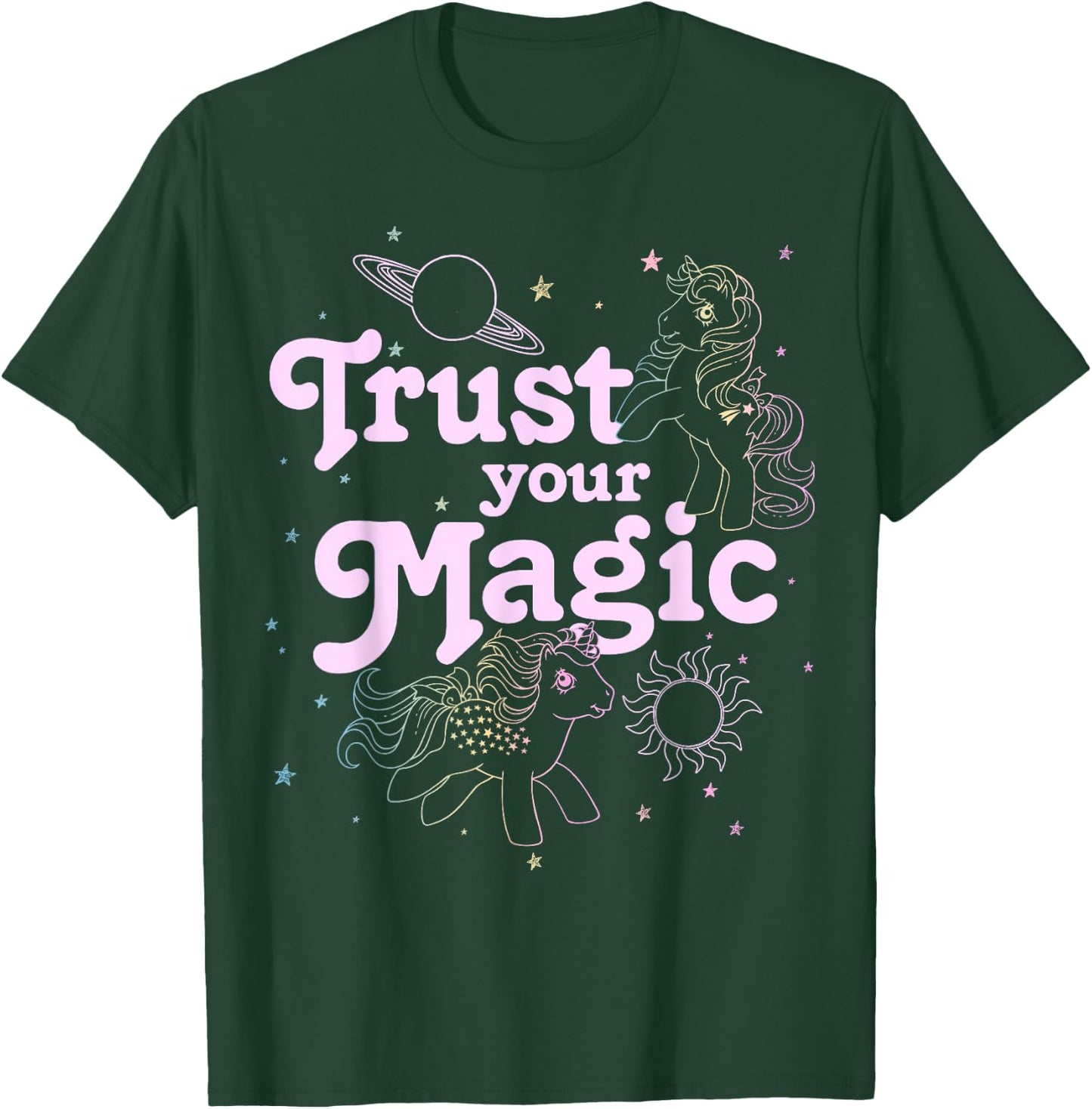 My Little Pony Trust Your Magic Celestial Ponies T-Shirt - T-Shirt | Forest