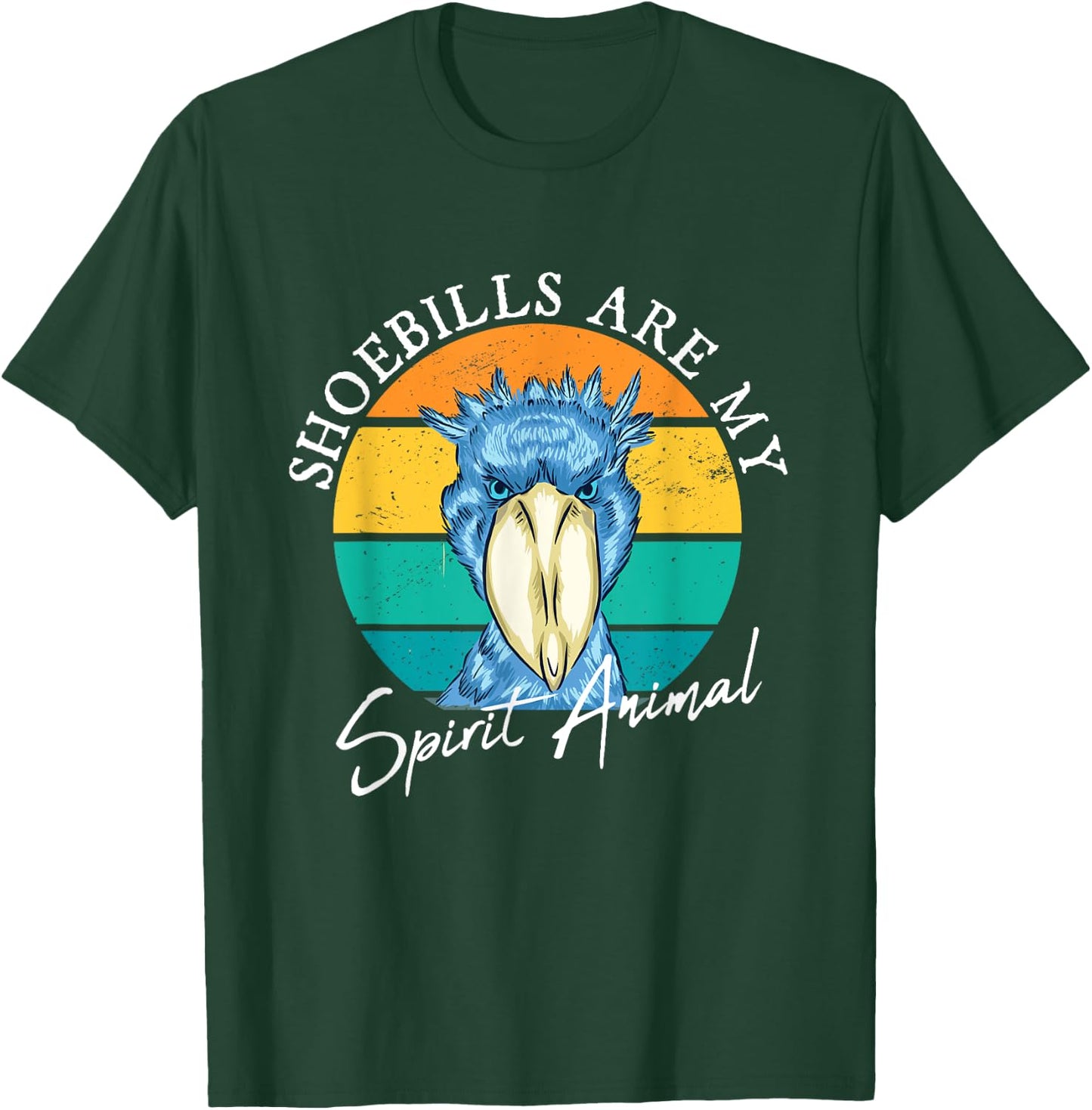 Shoebills Are My Spirit Animal African Bird Shoebill Stork T-Shirt - T-Shirt | Forest