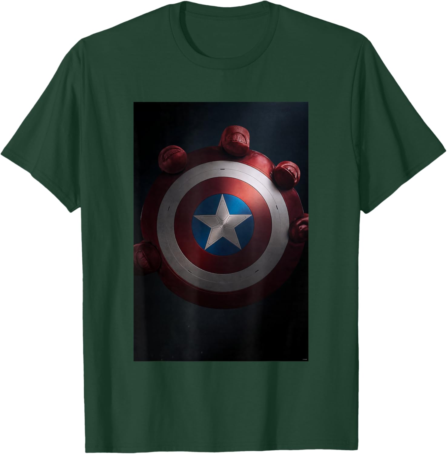 Marvel Studios Captain America 4: Brave New World Poster Art T-Shirt - T-Shirt | Forest