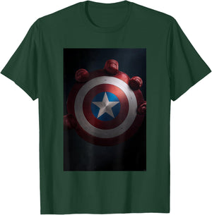 Marvel Studios Captain America 4: Brave New World Poster Art T-Shirt - T-Shirt | Forest