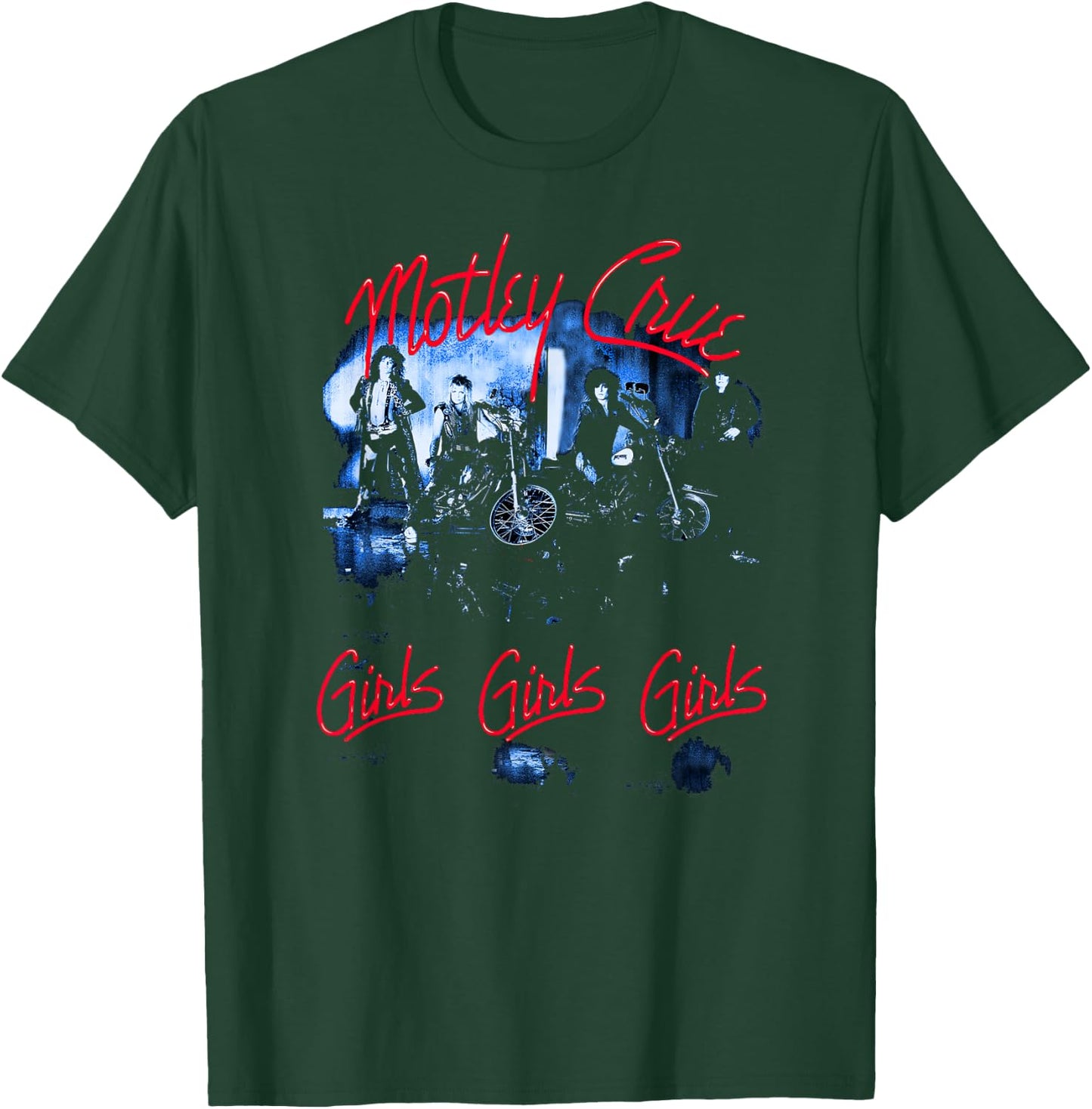 Mötley Crüe - Girls Girls Tracklist T-Shirt - T-Shirt | Forest