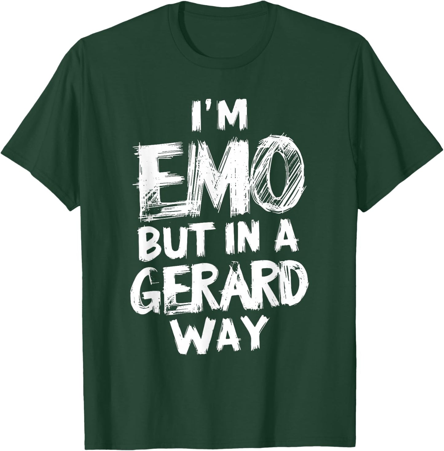 I'm Emo But In A Gerard Way E-Girl E-Boy Punk Goth T-Shirt - T-Shirt | Forest