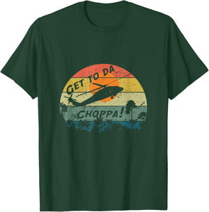 Retro Sci-Fi Get To The Chopper T-Shirt - T-Shirt | Forest