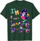 Maths 6th Birthday Space Idea For Kids & 6 Year Old Numbers T-Shirt - T-Shirt | Forest
