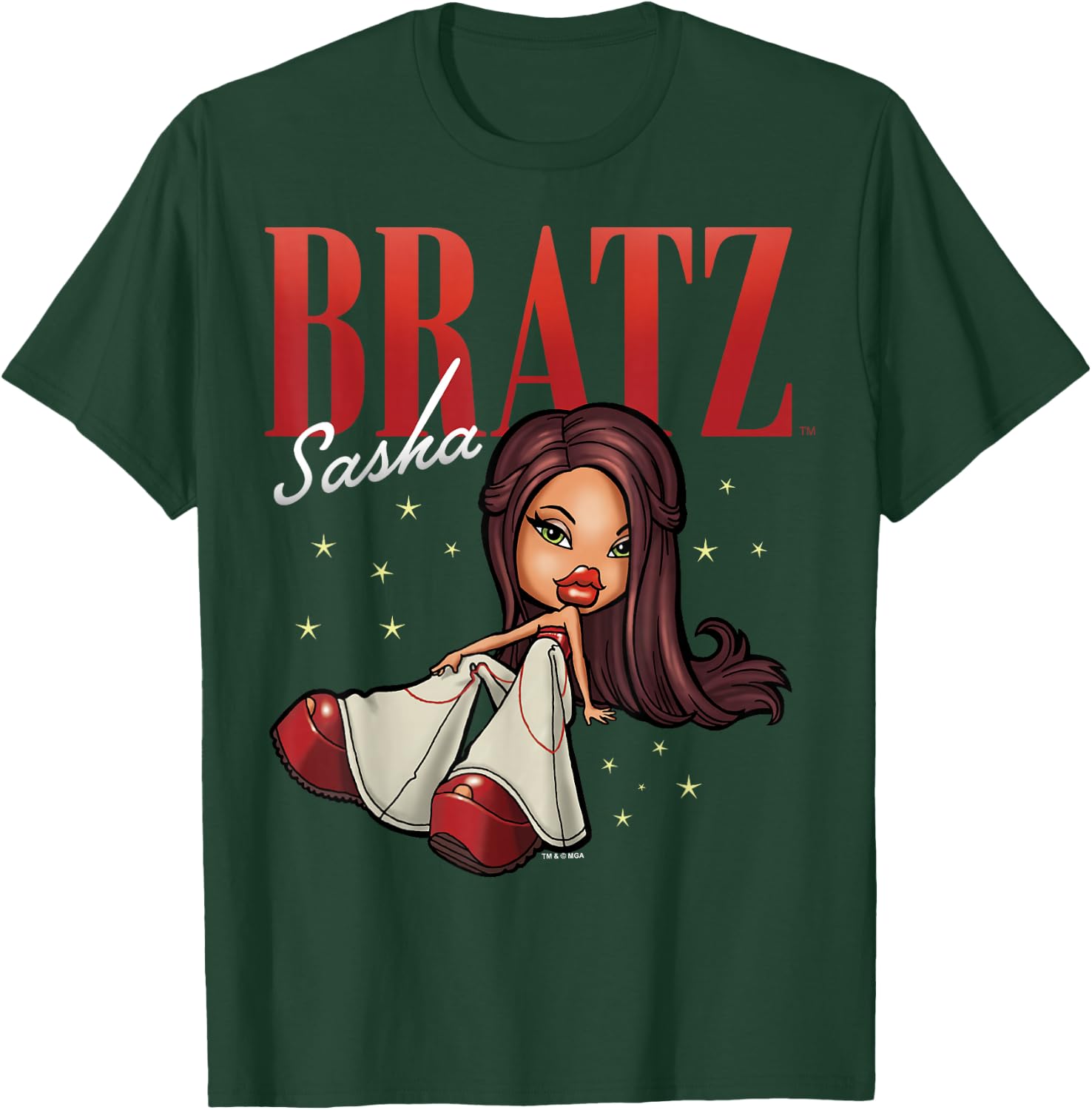Bratz Sasha Portrait T-Shirt - T-Shirt | Forest